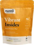 Nuzest Plant Protein Plus+ - Vibrant Insides 250g Natural Vanilla Flavour