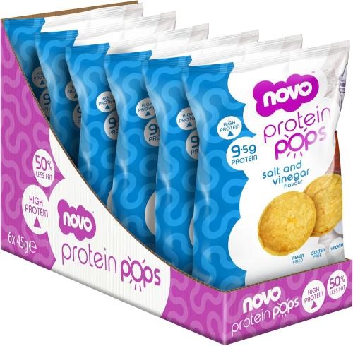 Novo Nutrition Novo Protein Pops - 6x45g Salt and Vinegar