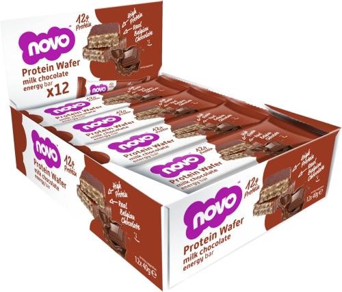Novo Nutrition Novo Protein Wafer Bar - 12x40g Milk Chocolate
