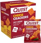 Quest Cheese Crackers - 4x30g Spicy Cheddar
