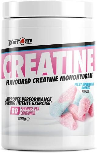 Per4m Creatine - 400g Fizzy Bubblegum Bottles