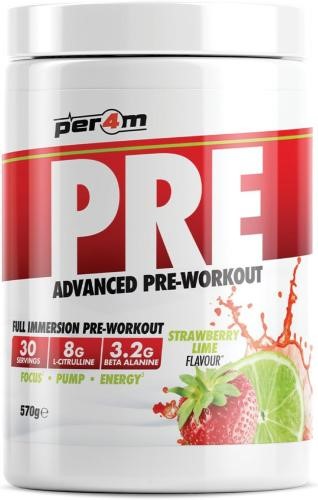 Per4m Pre Pre-Workout - 570g Strawberry Lime