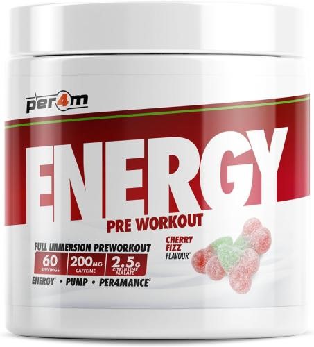 Per4m Energy Pre Workout - 390g Cherry Fizz
