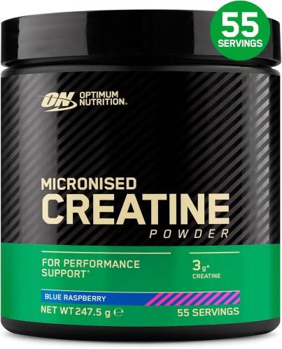 Optimum Nutrition Micronised Creatine - 247.5g Blue Raspberry