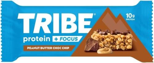 Tribe Protein + Focus Flapjack - 12x60g Peanut Butter Choc Chip