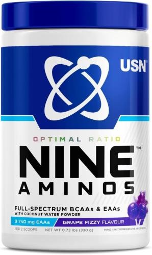 USN Nine Aminos - 330g Grape Fizzy Pop