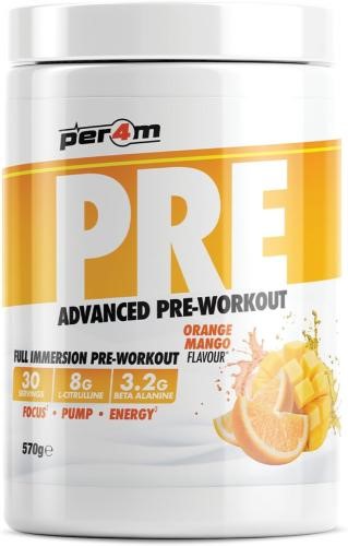 Per4m Pre Pre-Workout - 570g Orange Mango