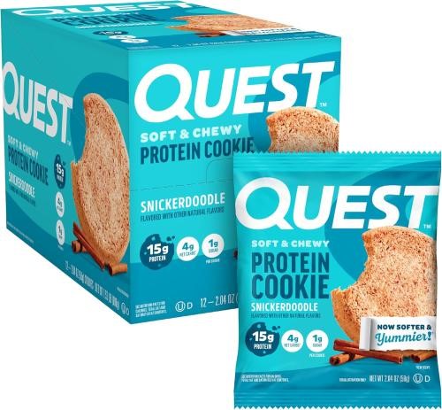 Quest Nutrition Protein Cookie - 12x58g Snickerdoodle