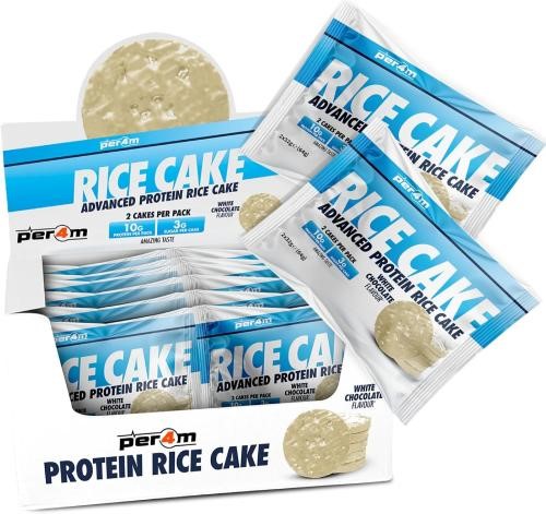 Per4m Rice Cake - 12x64g White Chocolate