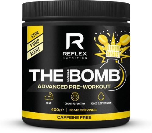 Reflex Nutrition Muscle Bomb - 400g Sherbet Lemon Caffiene Free