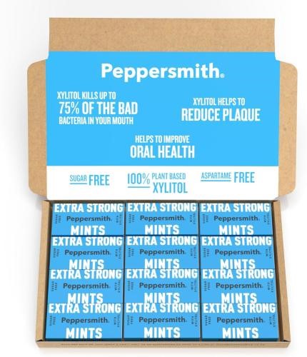 Peppersmith Mints - 12x15g Extra Strong Mint