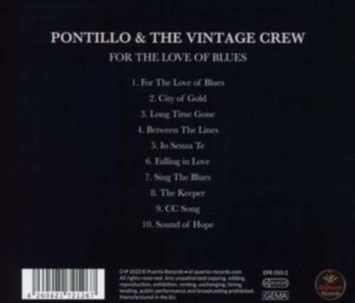 Pontillo/the Vintage Crew - For The Love Of Blues