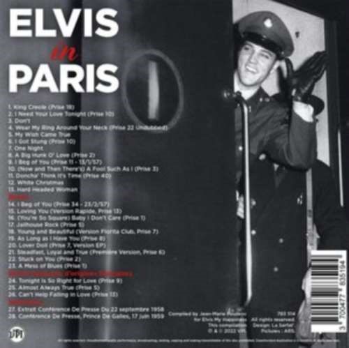 Elvis Presley - Elvis In Paris