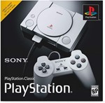 Sony PlayStation Classic Console - Includes 1 Wired USB Controller & USB Adapter Lead