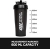 Picture of Optimum Nutrition Shaker - Black 600 ml