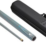 Powerglide Snooker Cue - Circa 2 Piece 57" 10mm Tip With Svartur Cue Case