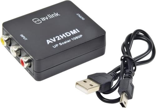 Audio Visual Adapters - AV:Link RCA To HDMI Converter