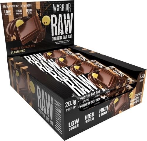Warrior Raw Protein Flapjack - 12x75g Double Chocolate
