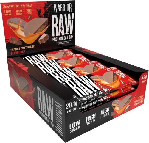 Warrior Raw Protein Flapjack - 12x75g Peanut Butter Cup
