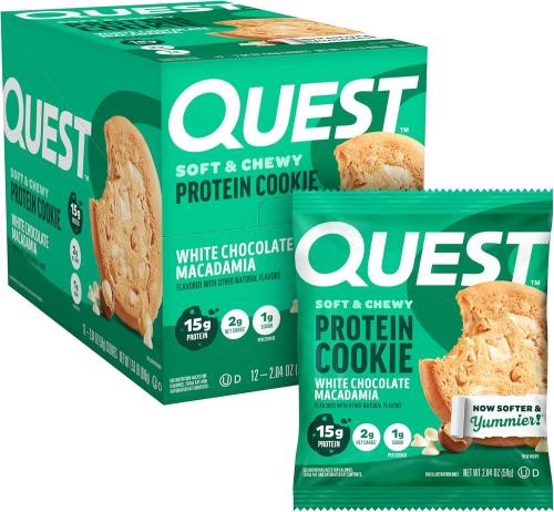 Quest Nutrition Protein Cookie - 12x58g White Chocolate Macadamia