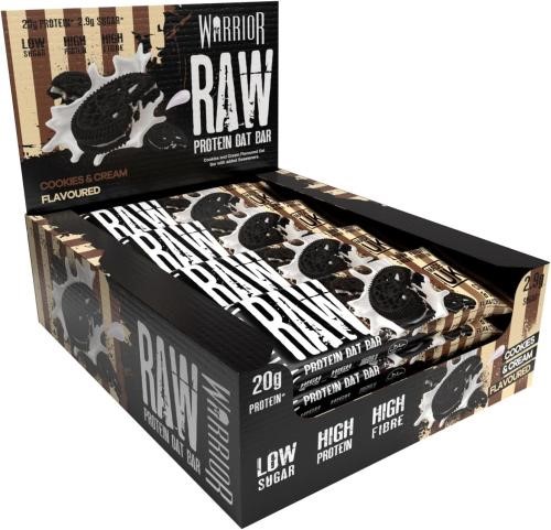 Warrior Raw Protein Flapjack - 12x75g Cookies & Cream